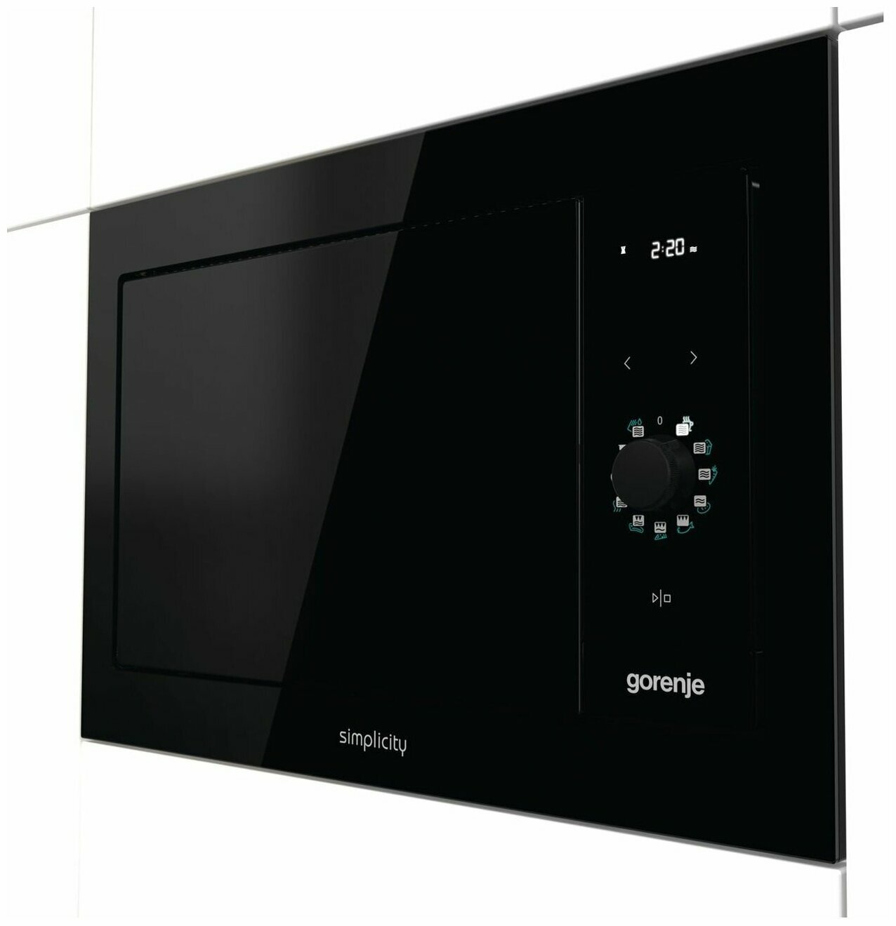 Микроволновая печь Gorenje BM235G1SYB черный (встраиваемая) - фотография № 13