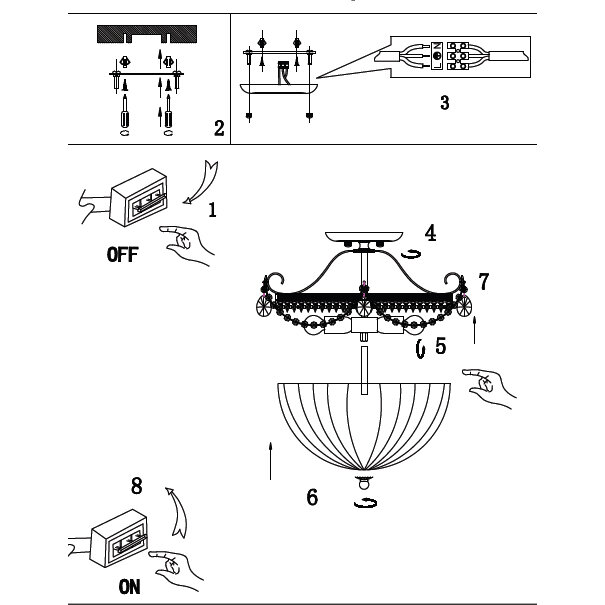 Светильник потолочный Arte Lamp A4410PL-3SR - фото №12