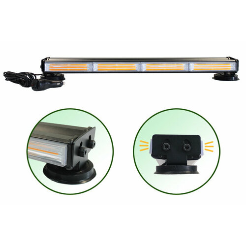 фото Маяк светодиодный 10-30v 4/4 двусторонний cob 46,5 см автомаяк