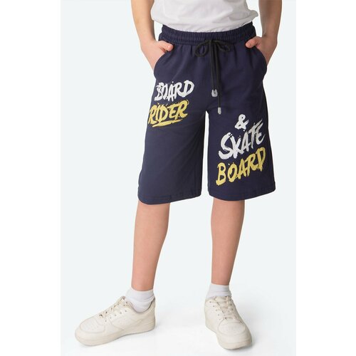 фото Шорты bonito kids, размер 128, синий