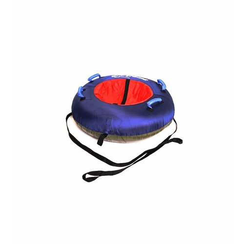 Санки надувные Тюбинг экстрим синий/красный + автокамера, диаметр 120 см
