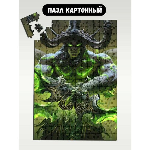 Пазл картонный 39,5х28 см, размер А3, 300 деталей, модель игра Warcraft WOW World of Warcraft - 1275 пазл картонный 39 5х28 см размер а3 300 деталей модель игра warcraft wow world of warcraft 6752