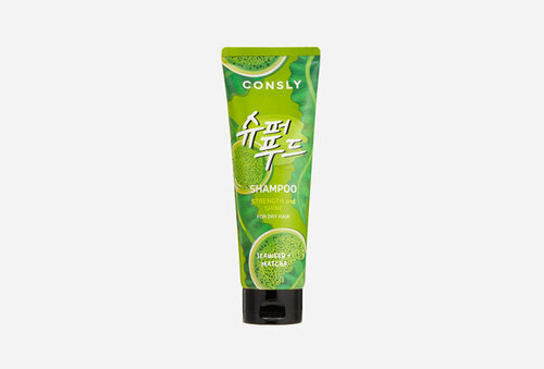 Шампунь с экстрактами водорослей и зеленого чая Матча для силы и блеска волос Seaweed & Matcha Shampoo for Strength & Shine 250 мл