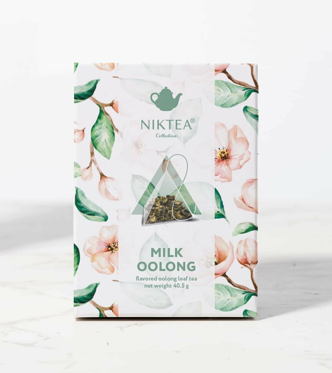 Чай в пирамидках NIKTEA Milk oolong, Молочный улун