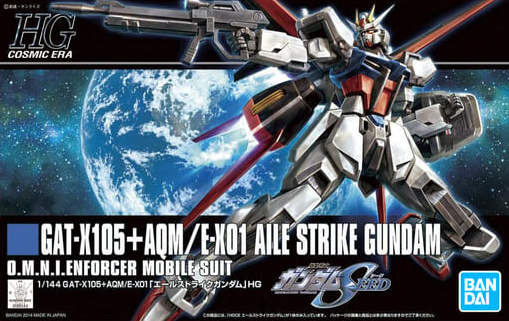 BND-2219525 Сборная модель HG Bandai Gundam GAT-X105+AQM/E-X01 Aile Strike 171