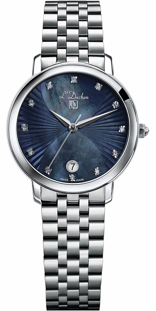 Наручные часы LDuchen 60865, серебряный, синий