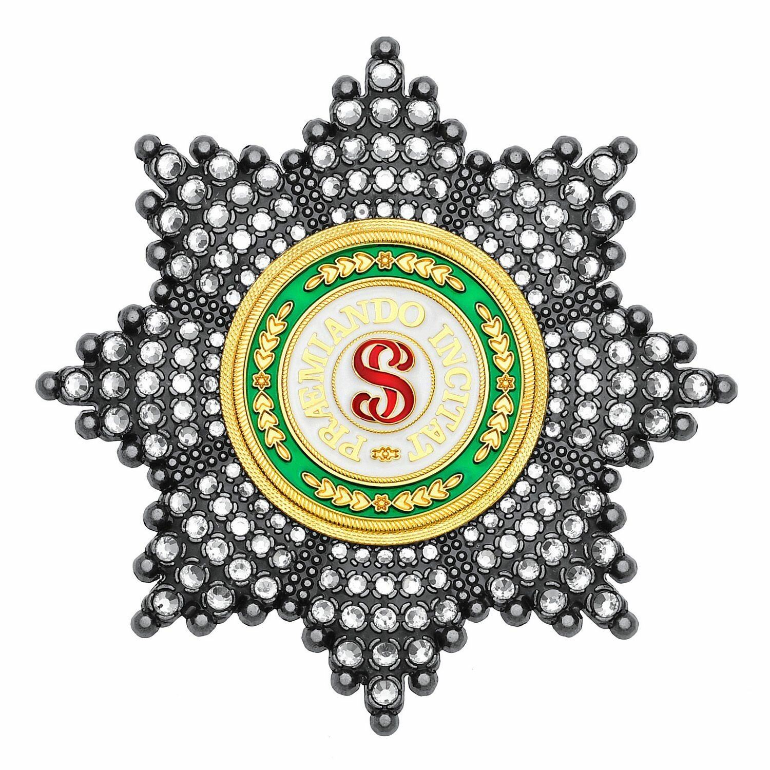 Звезда ордена Святого Станислава со стразами, полноразмерный муляж Российской империи
