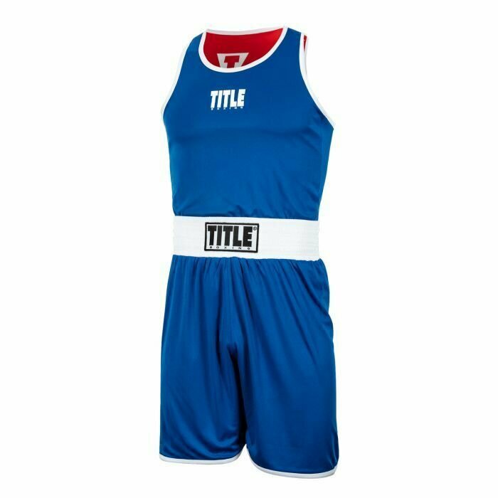 Майка и трусы боксерские двухсторонние TITLE Reversible Aerovent Elite Amateur Boxing Set, размер YM