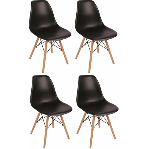 Стул Бистро черный 120 кг 4 шт 12999₽