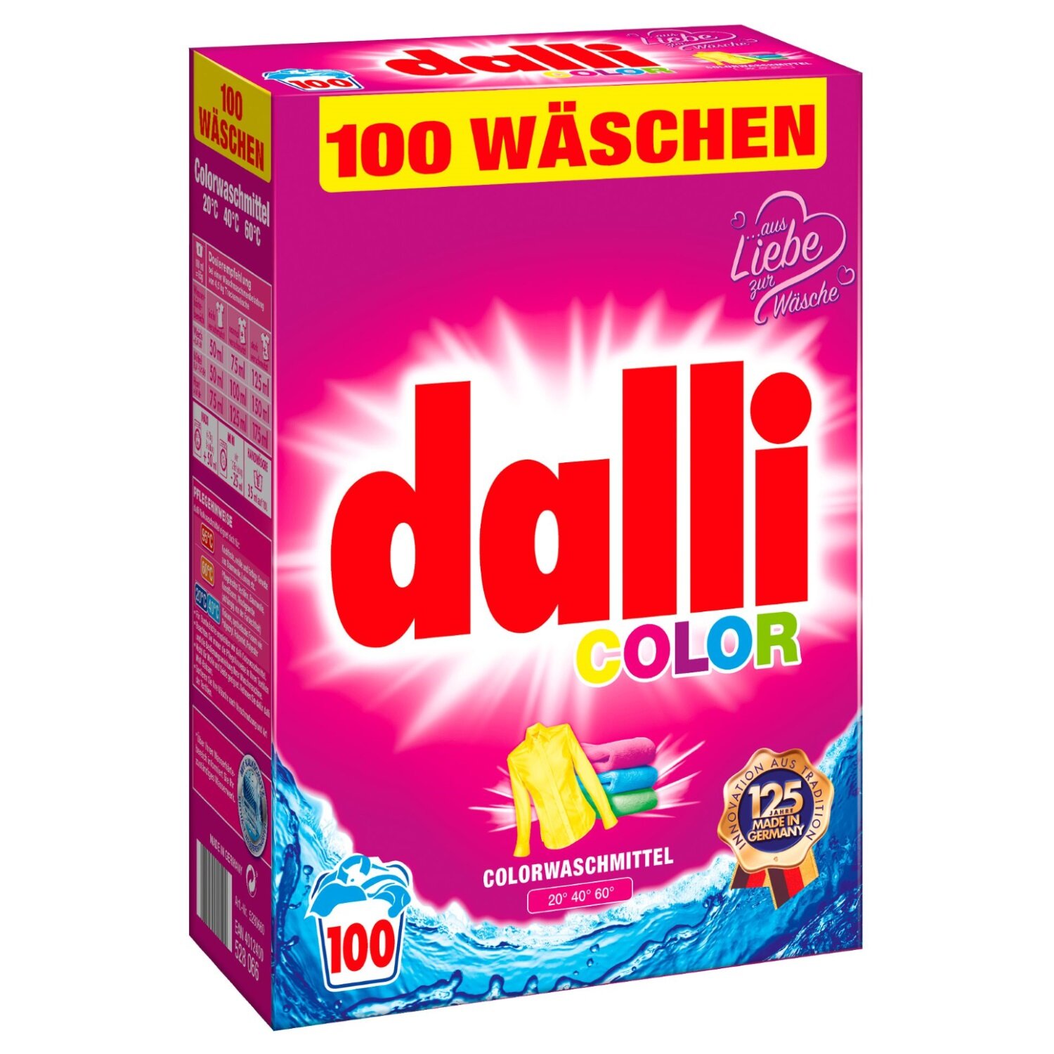 Концентрированный стиральный порошок для цветного белья Dalli Color - фото №6