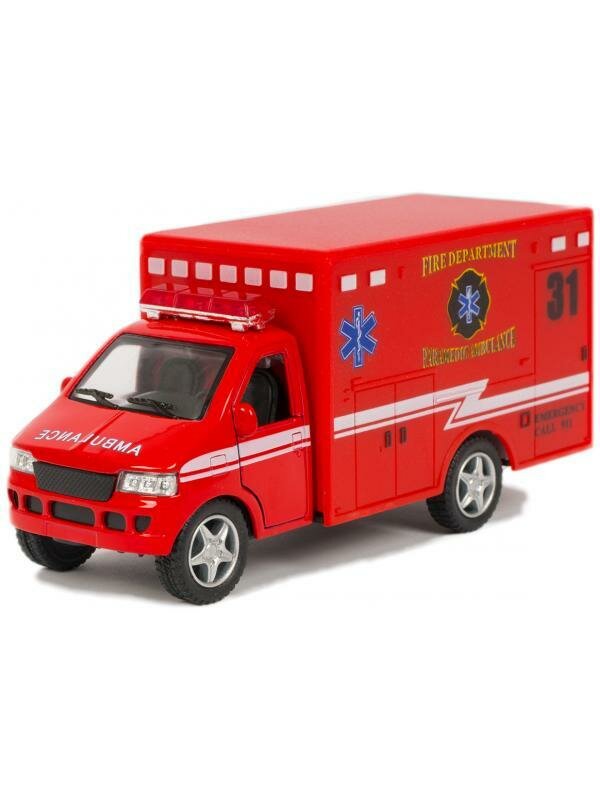 Машинка модель инерционная в коробке Kinsmart KS5259W — фото 1