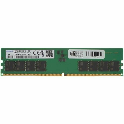 Оперативная память SAMSUNG M323 DIMM DDR5 32GB 4800 MHz M323R4GA3BB0-CQK 1621200₽