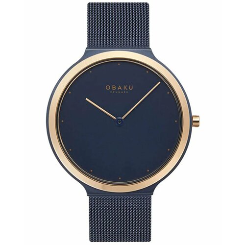 Наручные часы OBAKU V269GXSLML, золотой, синий