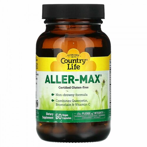 Country Life, Aller-Max, 50 Vegan Capsules