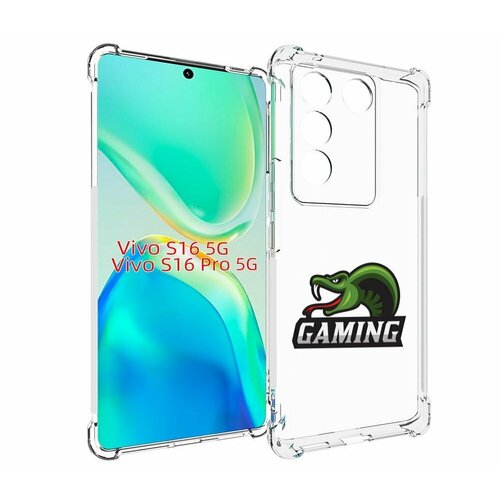 Чехол MyPads Gaming-3 для Vivo S16 5G / S16 Pro 5G / V27 / V27 Pro задняя-панель-накладка-бампер чехол mypads лев 3 для vivo s16 5g s16 pro 5g v27 v27 pro задняя панель накладка бампер