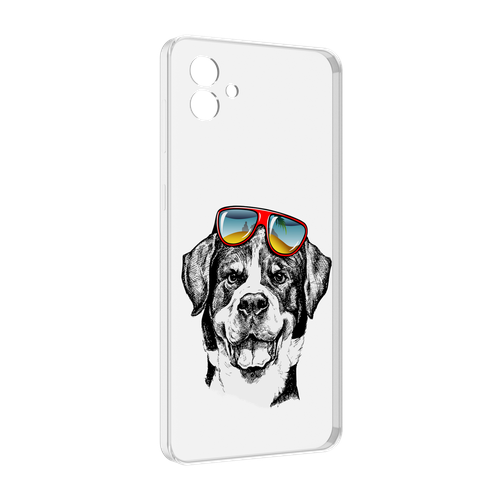 Чехол MyPads счастливая собака для Samsung Galaxy M04 задняя-панель-накладка-бампер чехол mypads счастливая собака для samsung galaxy a04 задняя панель накладка бампер