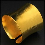 Набор колец для салфеток 6шт «Камея» 4*4см, золото - изображение