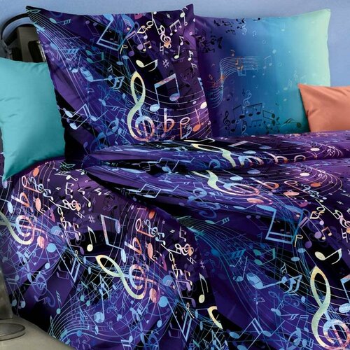 Набор Наволочек Поплин 70х70 Плейлист 1 Фиол арт 00ХЭ2