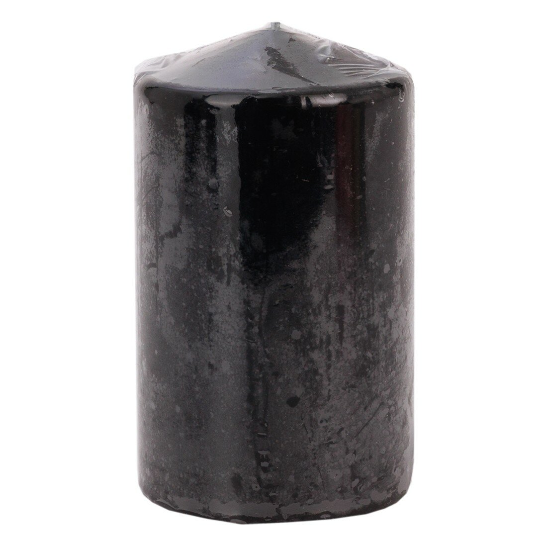 Свеча-столбик, 7х12 см, черный