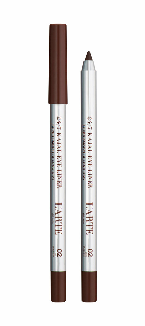 LARTE DEL BELLO Карандаш-кайял для глаз 24/7 Kajal Eyeliner устойчивый, 1,1 г, 02 dark chocolate