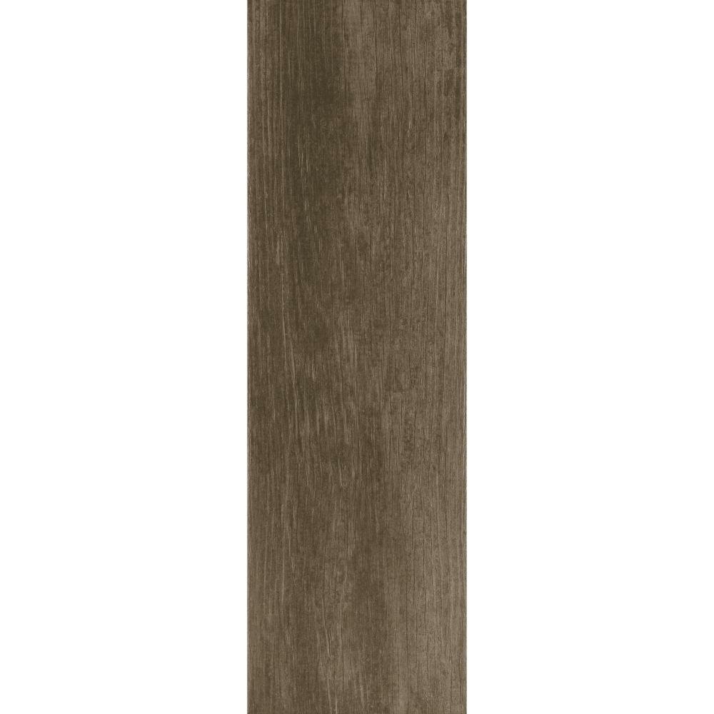 Керамогранит Cersanit Finwood темно-коричневый матовый 598х185х7,5 мм (11 шт.=1,216 кв. м)