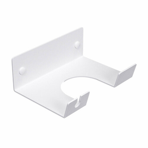 Держатель для фена Граф Держалкин на шуруп металл белый (GDD-012-б)