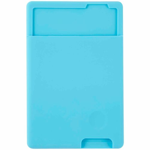 Кардхолдер для смартфона Barn&Hollis силикон крепление 3М голубой (УТ000031280)