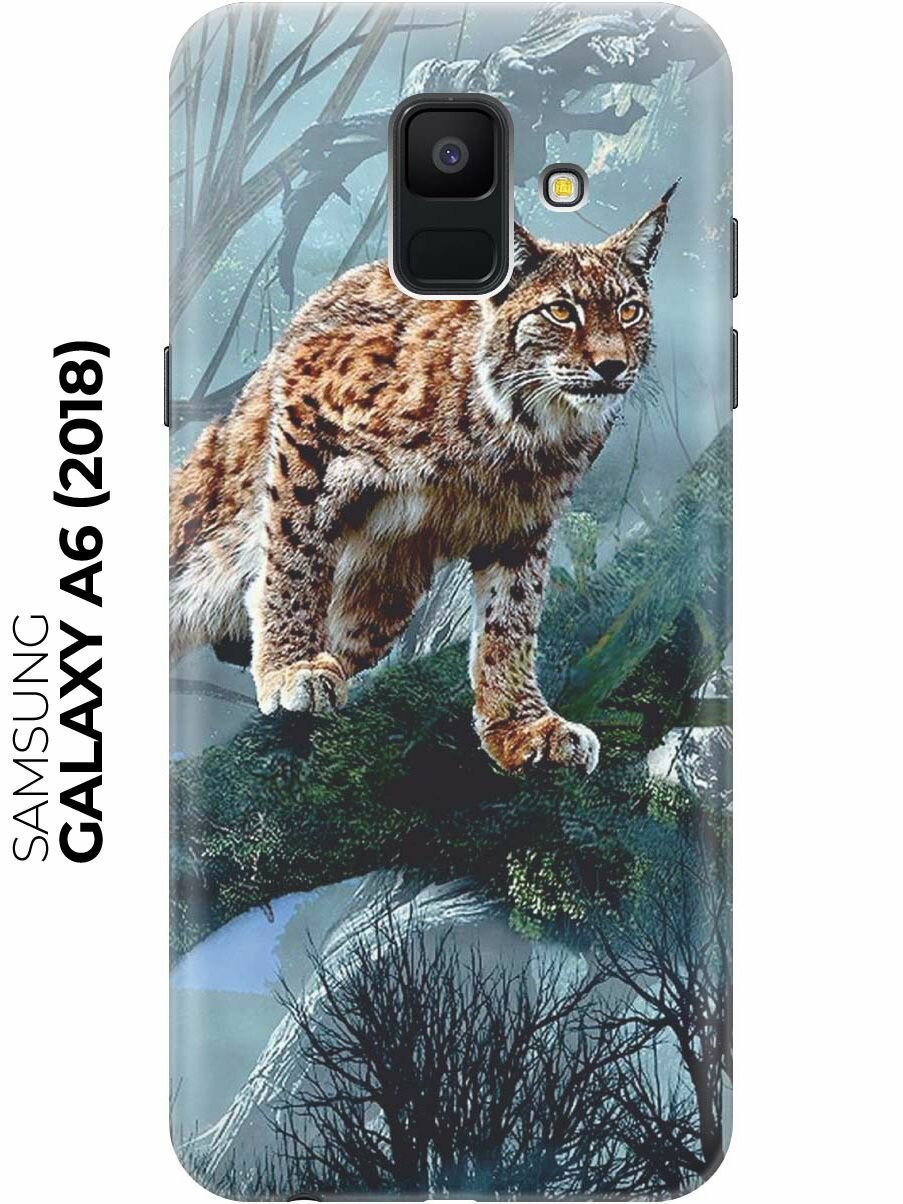 RE: PAЧехол - накладка ArtColor для Samsung Galaxy A6 (2018) с принтом "Дикая рысь"