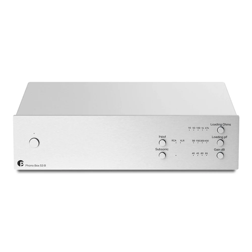 Pro-Ject PHONO BOX S3 B silver mm/mc фонокорректор серебристый, серый