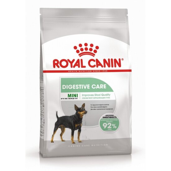 Сухой корм Royal Canin Mini Digestive Care (Мини Дайджестив Кэа) для собак мелких размеров с чувствительным пищеварением от 10 мес до 12 лет, 3 кг