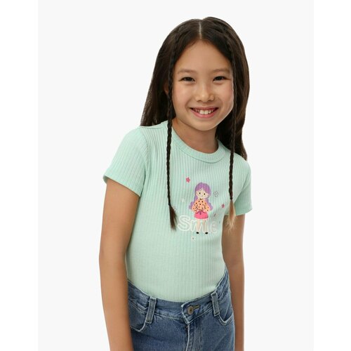 фото Футболка gloria jeans, размер 4-5л/110 (29), зеленый