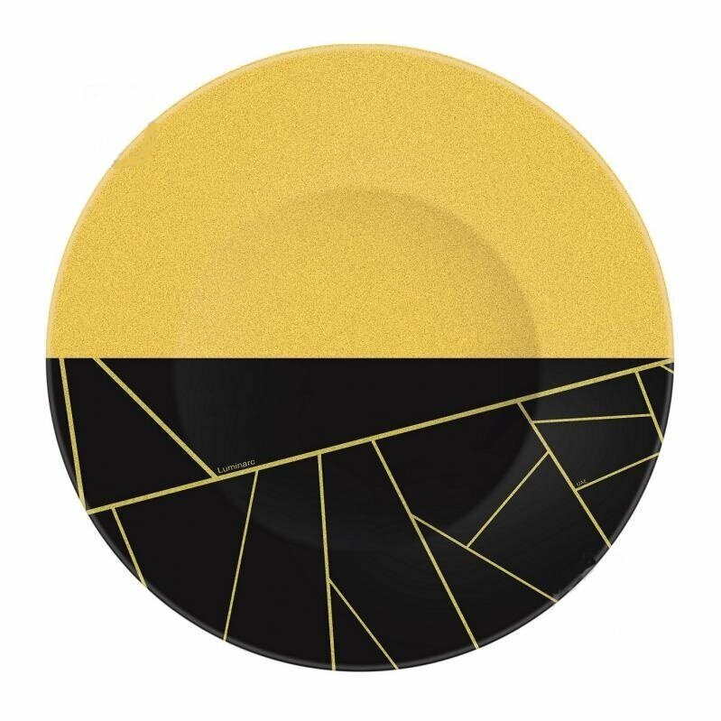 тарелка десертная delnice gold 19.5см luminarc q8795 - фото №7