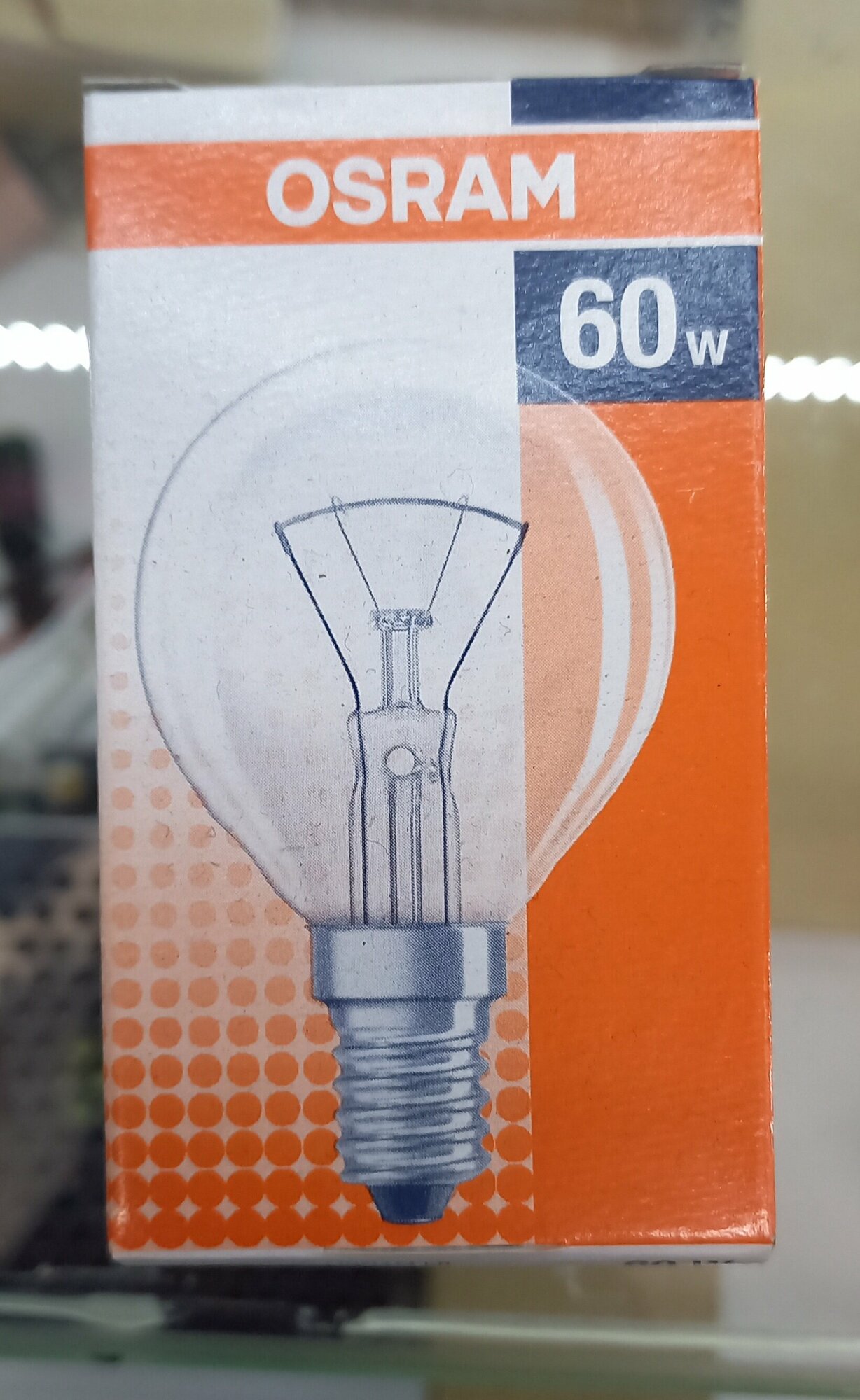 Лампа накаливания OSRAM 60 Вт E14 теплый свет - фото №2