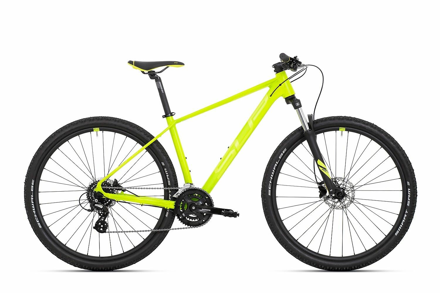 Велосипед Superior XC 819 (2021) (Велосипед Superior XC 819 Matte Lime/Neon Yellow 2021 S, 801.2021.29040)