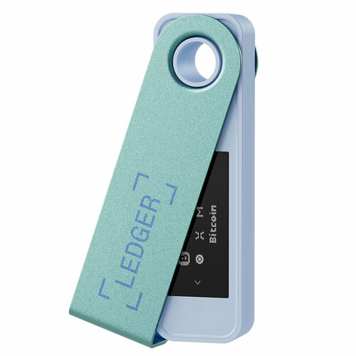 чехол ledger nano s s plus pod капсула для хранения ledger nano s s plus Аппаратный криптокошелек Ledger Nano S Plus Pastel Green