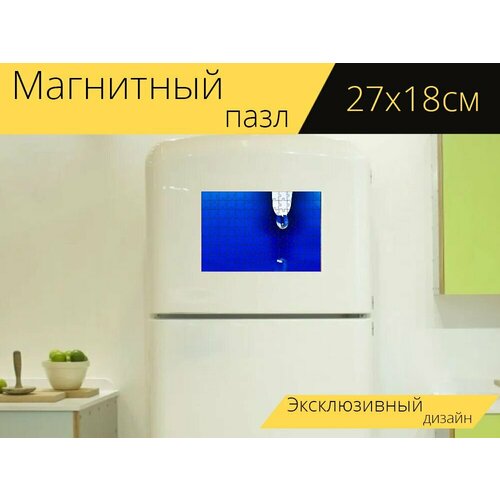 Магнитный пазл Медицина, пипетка, капельница на холодильник 27 x 18 см. магнитный пазл фармацевтические препараты медицина медицинский на холодильник 27 x 18 см