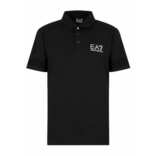 фото Поло ea7, размер l, черный