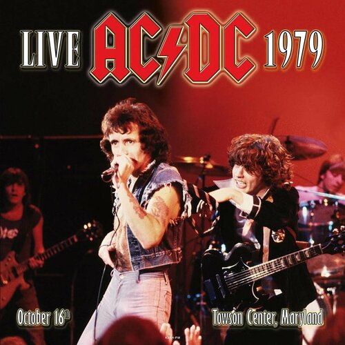 виниловая пластинка ac dc highway to hell 180g Виниловая пластинка AC/DC - Live 1979 - Towson Center (Red Marble Vinyl 2LP)