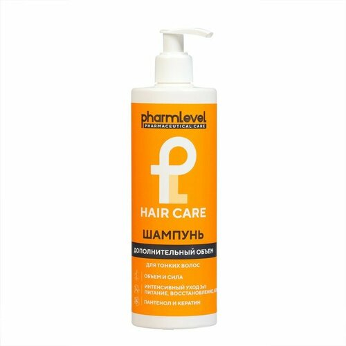 Pharmlevel Шампунь для волос Pharmlevel Hair Care дополнительный объем, 400 мл