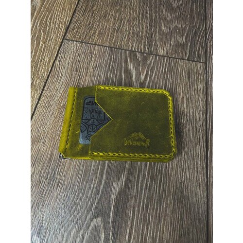 фото Зажим для купюр , фактура матовая, желтый witchcraft