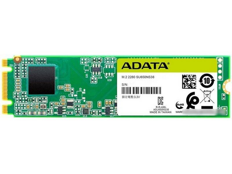 Твердотельный накопитель A-Data SATA III 240Gb ASU650NS38-240GT-B Ultimate SU650