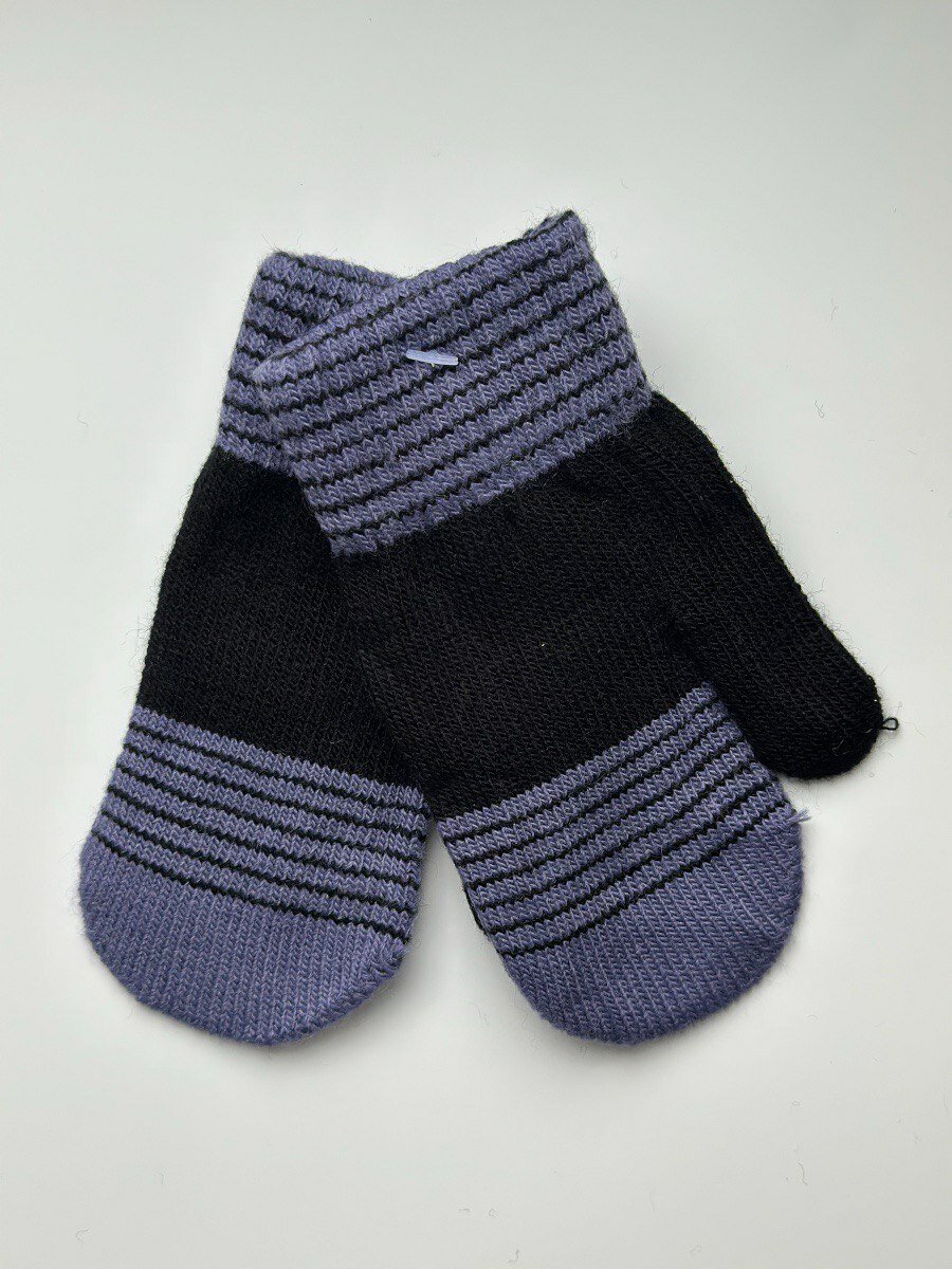 фото Варежки детские, варежки детские демисезонные, зимние для мальчиков и девочек серые