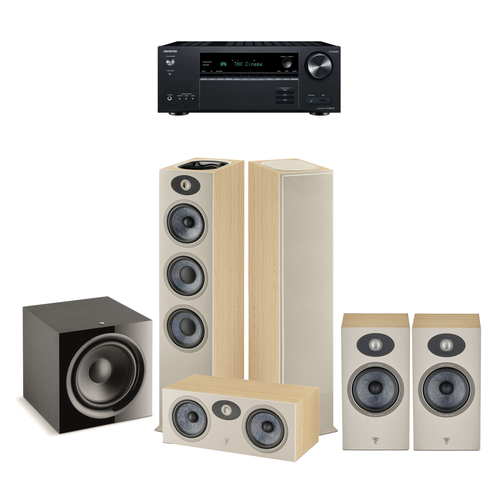 Focal Комплект акустики Theva N3-D Light Wood 51 Onkyo TX-NR6100 49999000₽