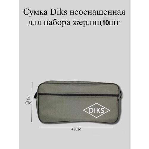 фото Сумка для зимней рыбалки, набора жерлиц diks оснащенная нет бренда