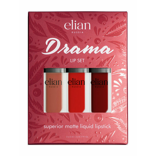 набор матовых помад elian russia nude lip set Набор матовых помад Elian Russia Drama Lip Set