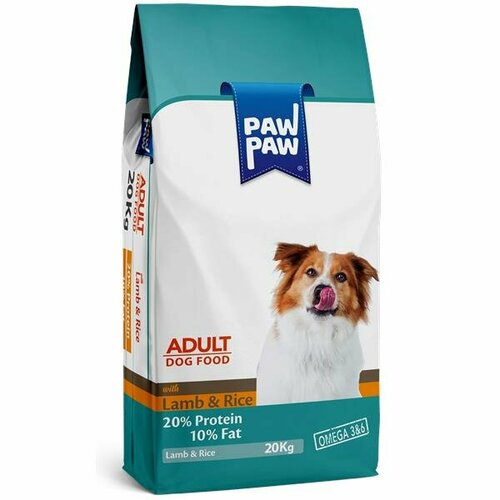 Pawpaw Adult Dog Food with Lamb & Rice сухой корм для собак с ягненком и рисом pawpaw adult cat food with lamb