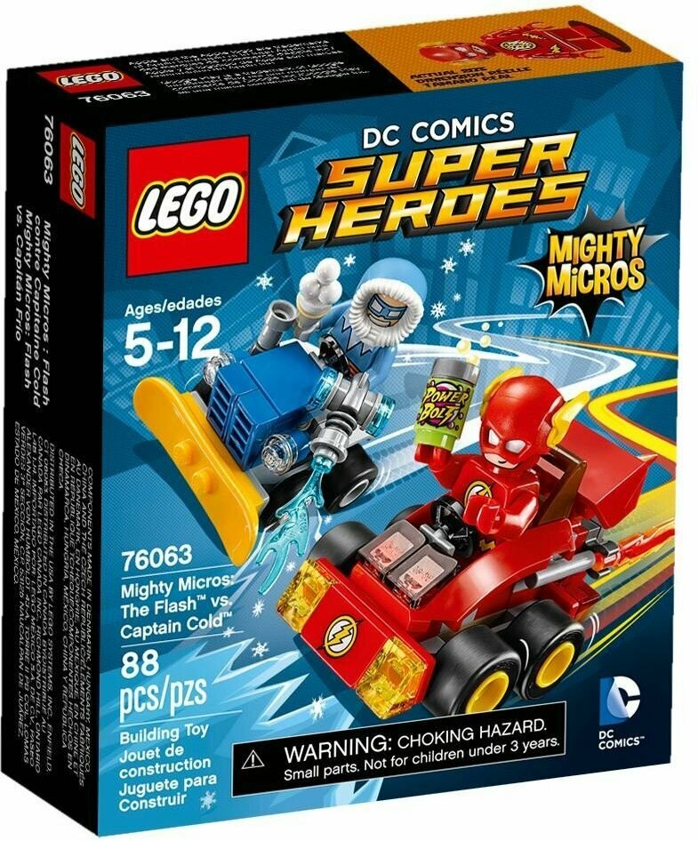 Конструктор LEGO DC Comics 76063 Флэш против Капитана Холода