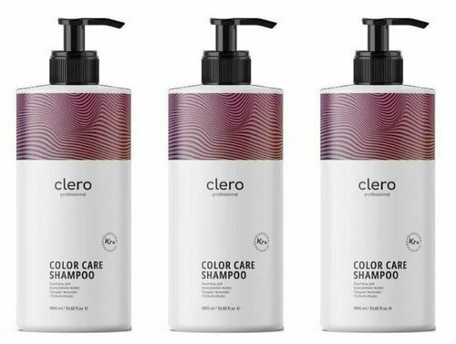 Clero proffesional Шампунь для окрашенных волос Color Care Global Chemical, 1000 мл, 3 шт