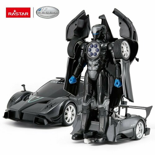 Машина р у 1:14 Трансформер Pagani Transformable car 2.4G, цвет черный 74620