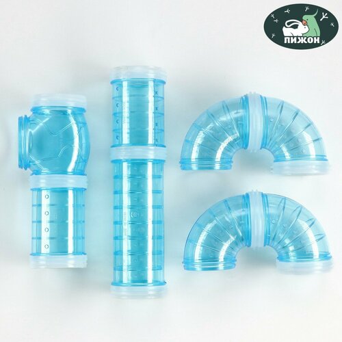 Набор элементов лабиринта 24 х 22 х 6 см голубой 1176₽